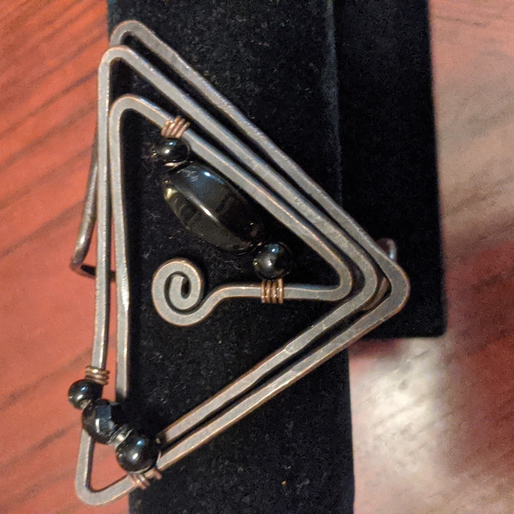 Bracelet Cuff Artisan Triangle - image 4